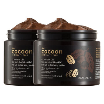 Combo Tẩy Tế Bào Chết Toàn Thân Cocoon Cà Phê Đắk Lắk 200mlx2